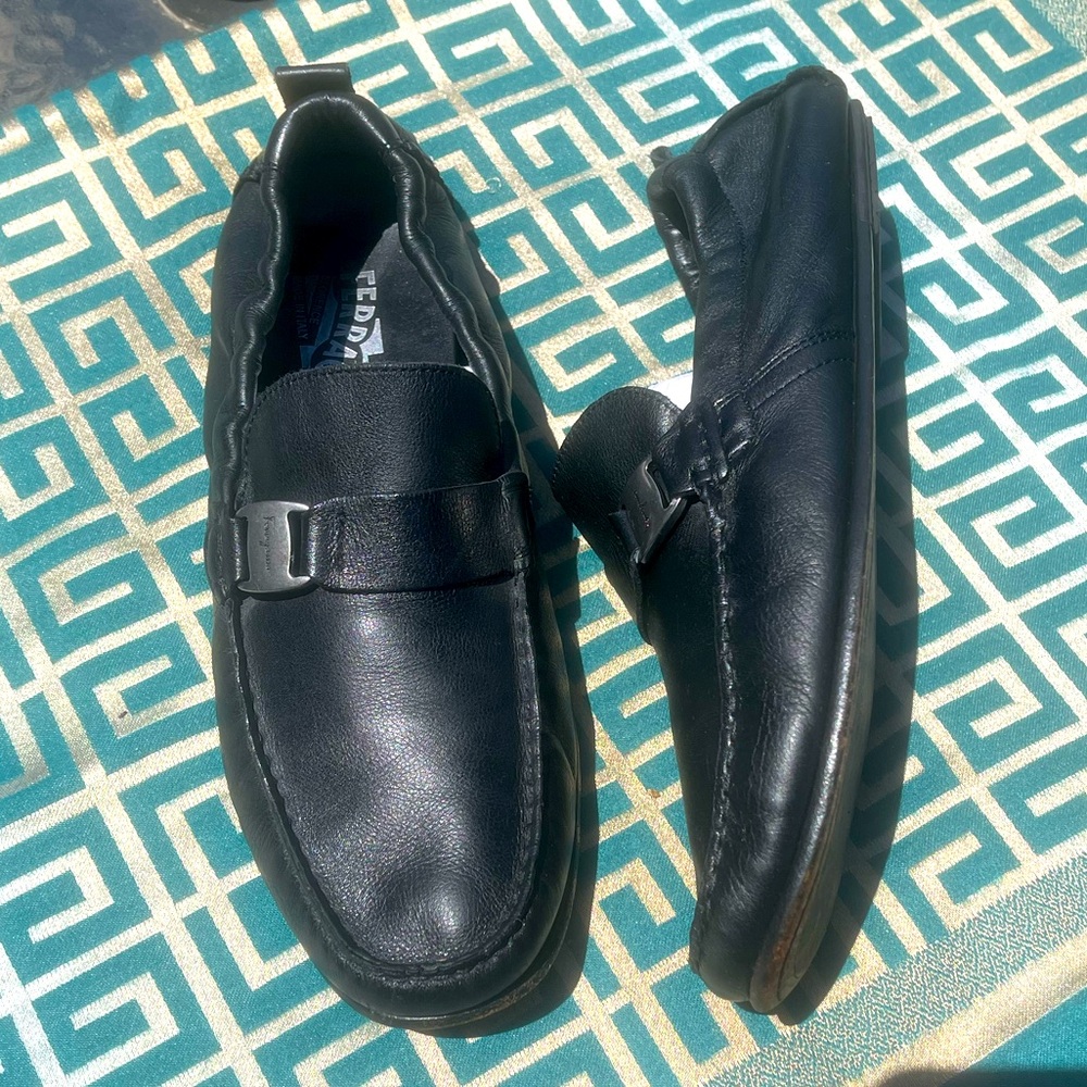 Men’s Ferragamo driving loafers moccasins size 8.5